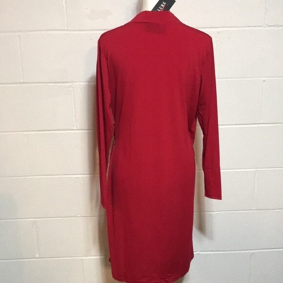 Allure Corset Style Side Wrap Dress - NWT Med - Picture 6 of 7